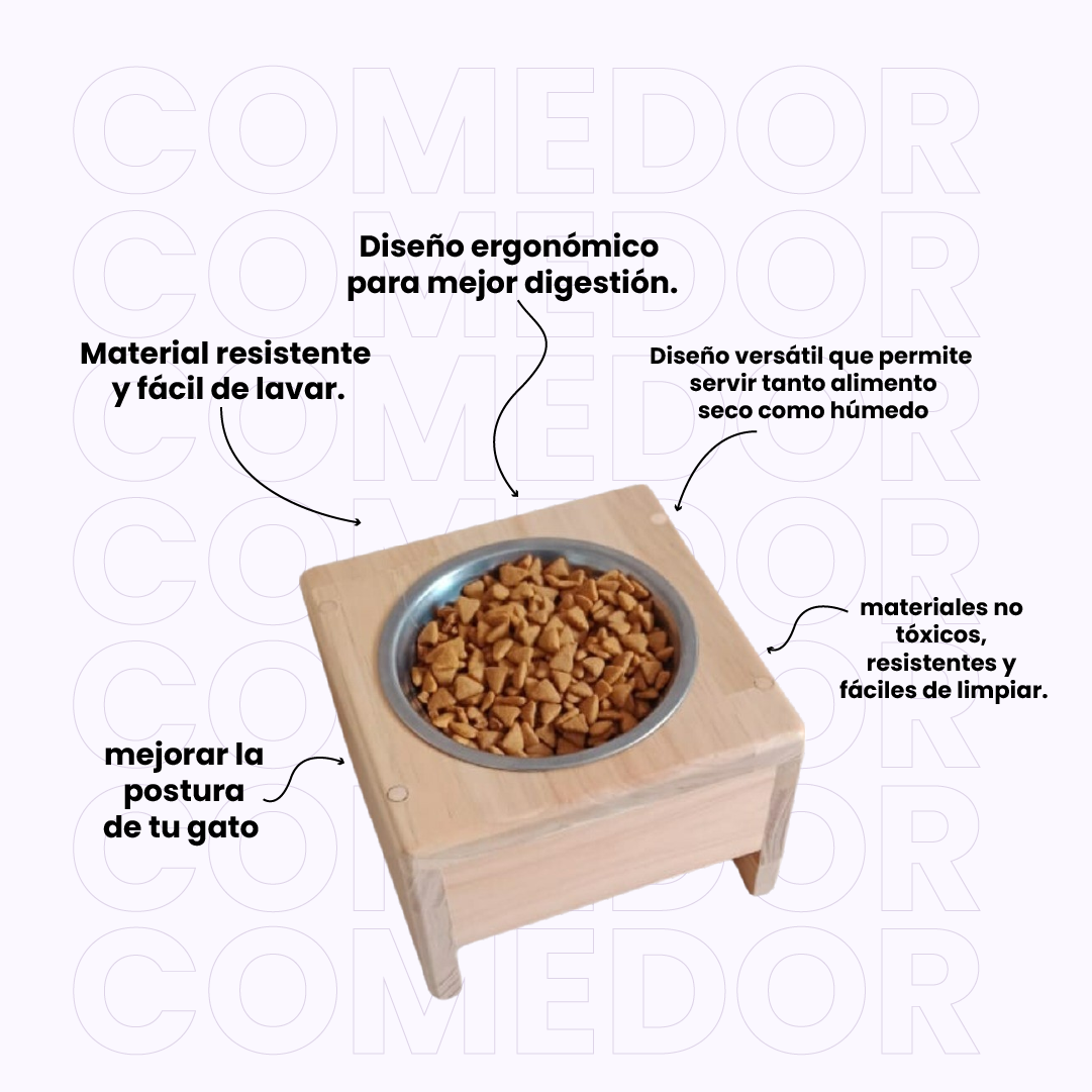 Comedero gatos